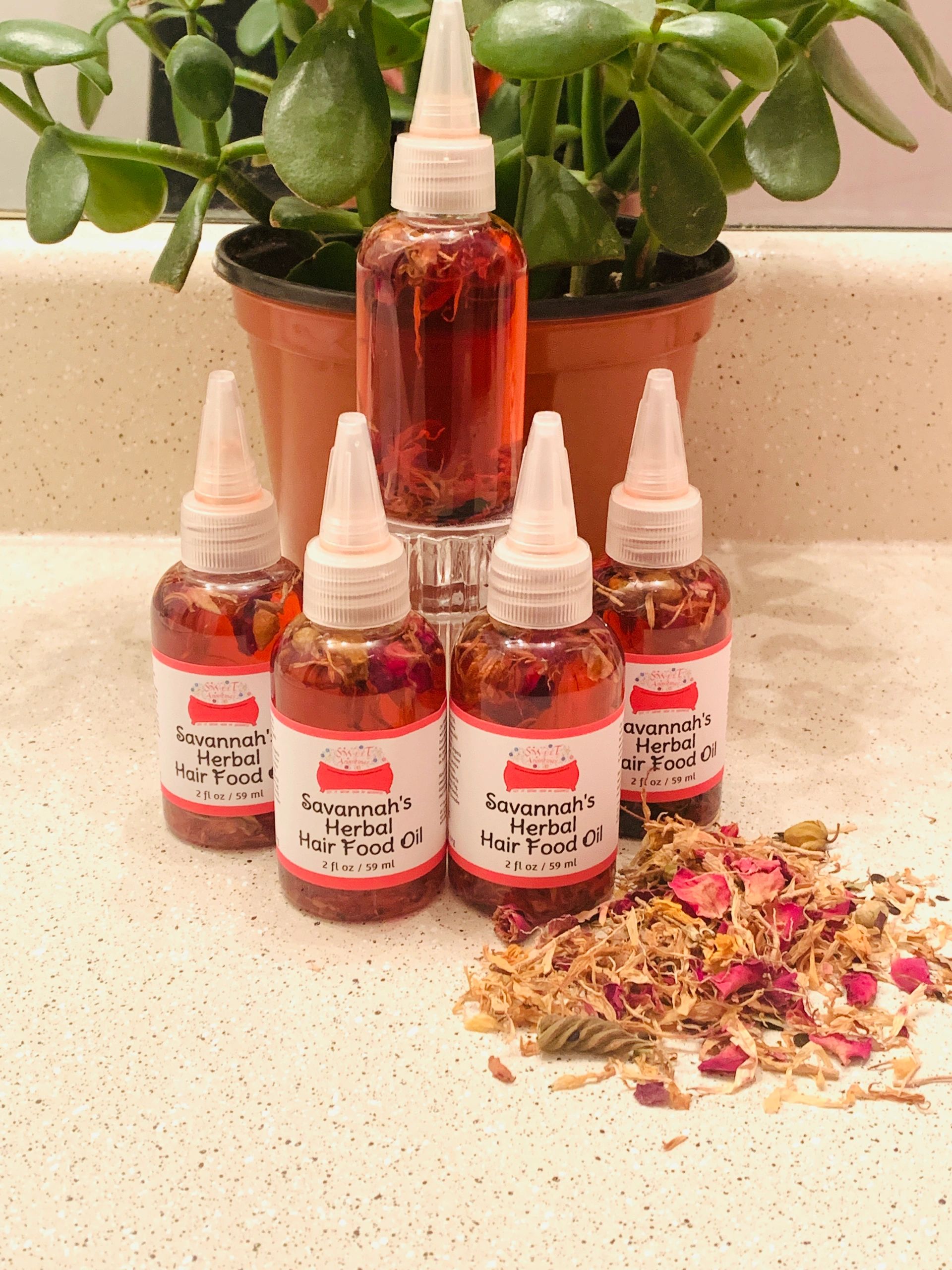 Savannah's Herbal Hair Food Oil product